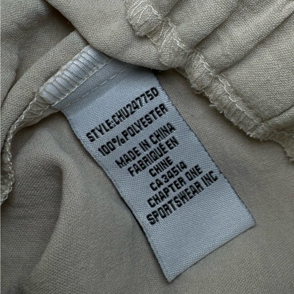 NWOT - Nicole Miller Women's Wide Leg Tan Beige Business Pant X-Large With Belt - Picture 10 of 11